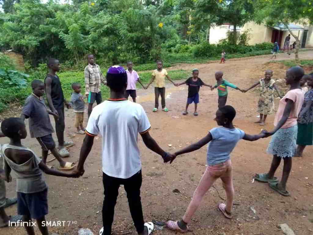 Adopted Children Playing Together in Mbale Uganda